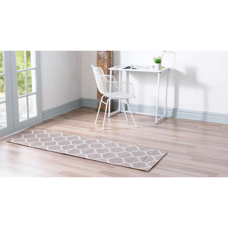 California Cotton Abstract Indoor Rug, Runner 2'2" x 6'