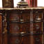 Table de chevet Faxon en noyer foncé