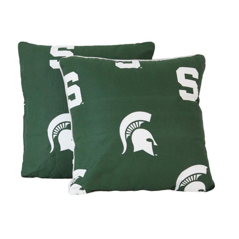 NCAA Reversible Throw Pillow, Michigan State