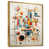 Toile avec cadre flottant or sélectionné