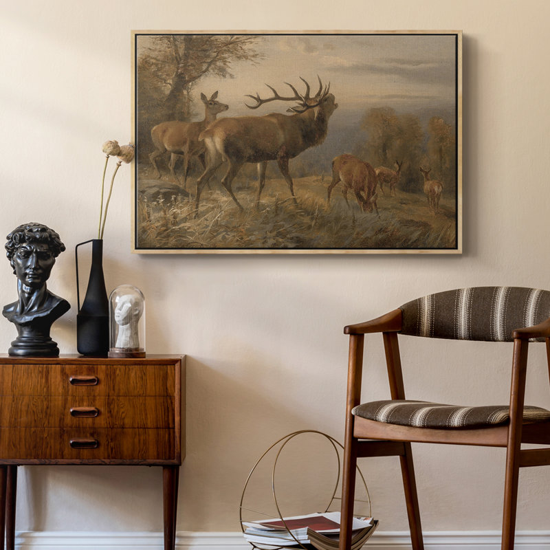 «Vintage Animal Print-XXXIII» sur toile, H 27 po x l 41 po