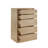 Ismail Danish-Inspired Modern 5-Drawer Chest-109740267