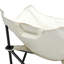 2 chaises de camping d'extérieur pliables / portatives, sac de transport, beige-1843118033