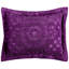 Ensemble de couvre-lit double / double en chenille 100% coton Rio Collection, literie traditionnelle avec couvre-lit médaillon touffeté et taies décoratives assorties, certifié OEKO-TEX, doux, respirant, lavable à la machine, toutes saisons, prune-1749184497-1749184488