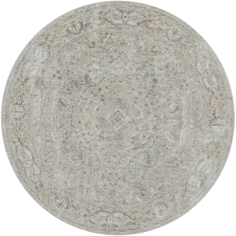 Ahumada Oriental Indoor Rug, Round 8'