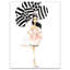 Fille avec des ballons-impression d’art graphique sur toile tendue-29504863