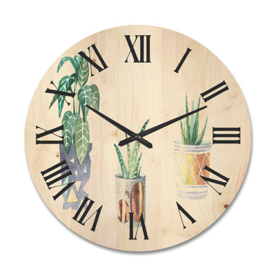 Solid Wood Wall Clock