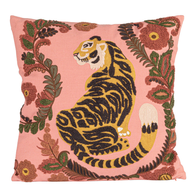 Cotton Square Throw Pillow Cover & Insert