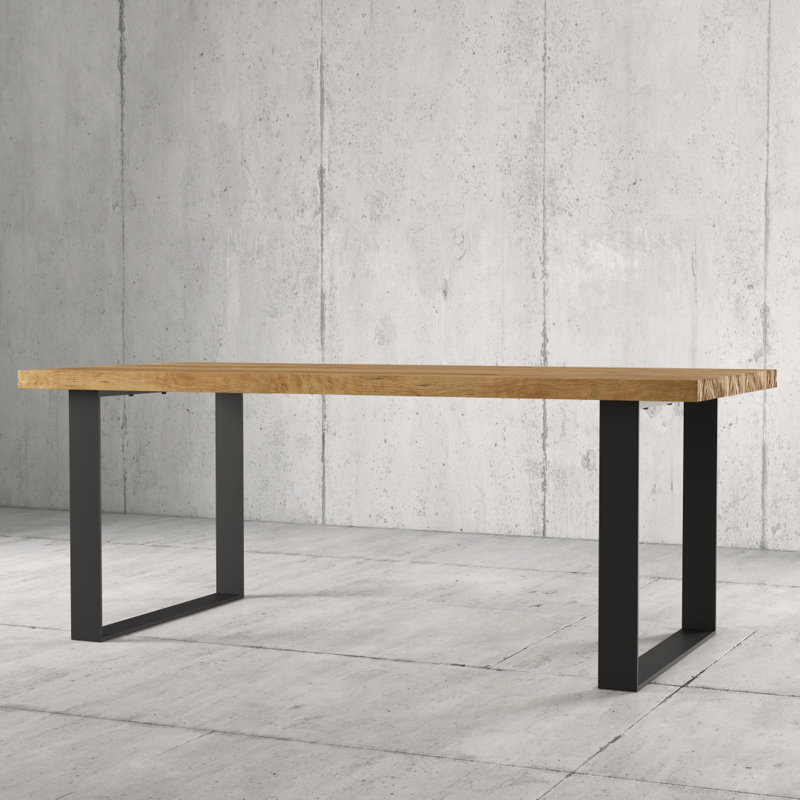 Beckner Teak Solid Wood Top Dining Table
