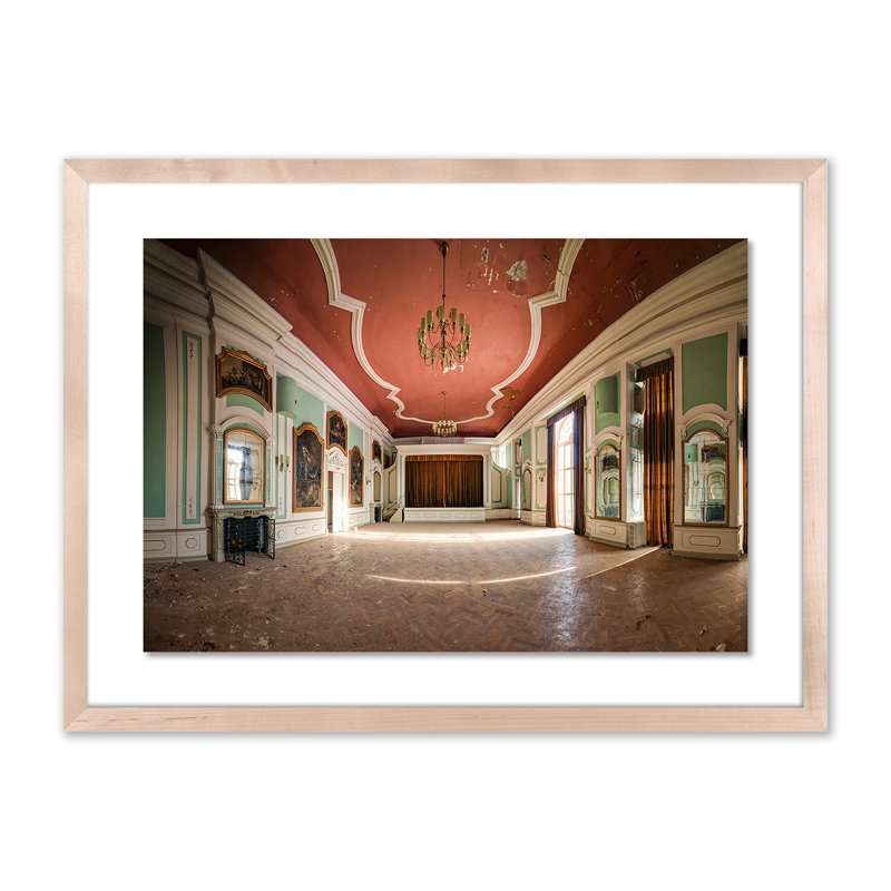 Ballroom Print by Stefan Dietze, Natural, 50" H x 72" W x 2.5" D