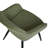 Modern Upholstered Dining Armchairs with Channel Tufted Back and Metal Legs-1310945650