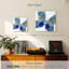 Rayures dorées papillon bleu Brampt-109114995
