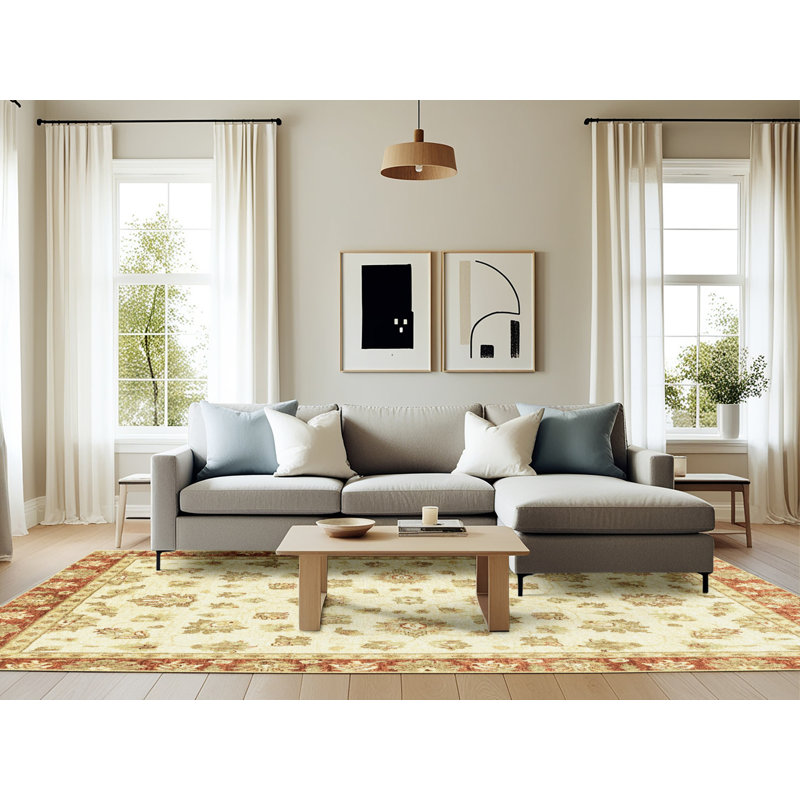 Abstract Indoor Rug, Rectangle 6' x 9'