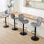 Tabouret de bar pivotant à hauteur réglable-122442409