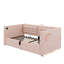 Lit de jour rembourré de taille simple, cadre de lit simple à rangement hydraulique avec chargement USB et de type C, cadre de lit avec lattes en bois et dossier de canapé capitonné-501256039