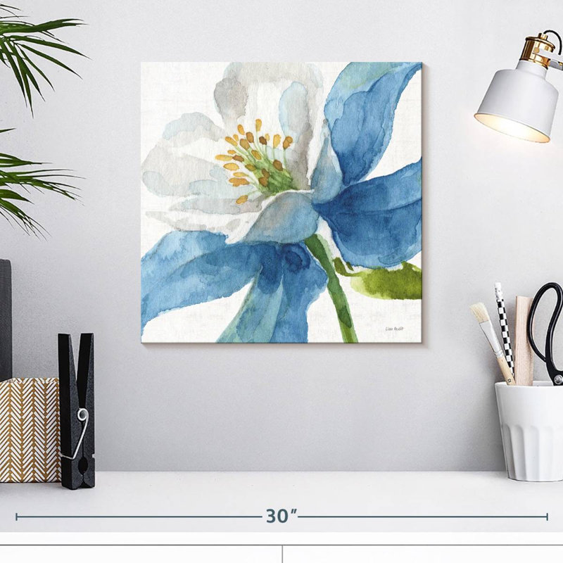 Jardin bleu et vert Aldoris VI, H 16 po x l 16 po