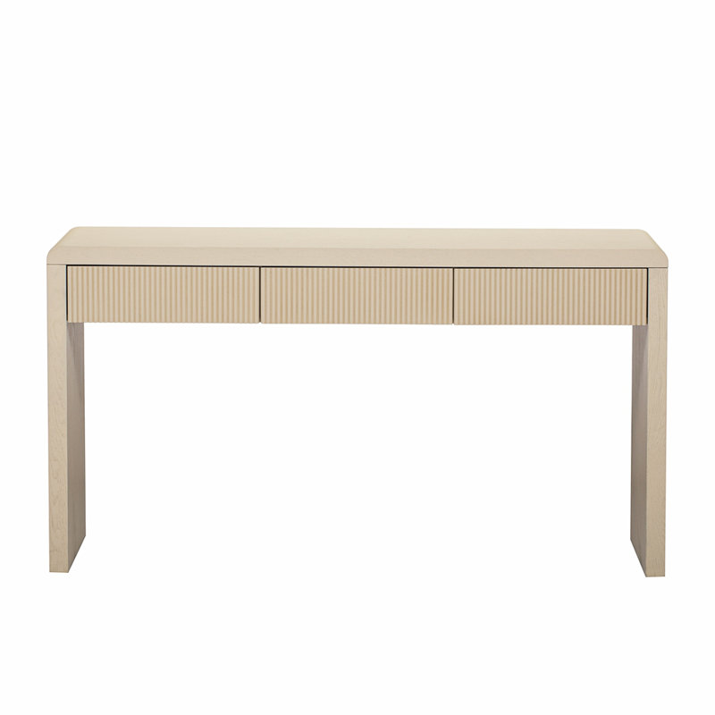 Console rustique avec tiroirs, Abricot