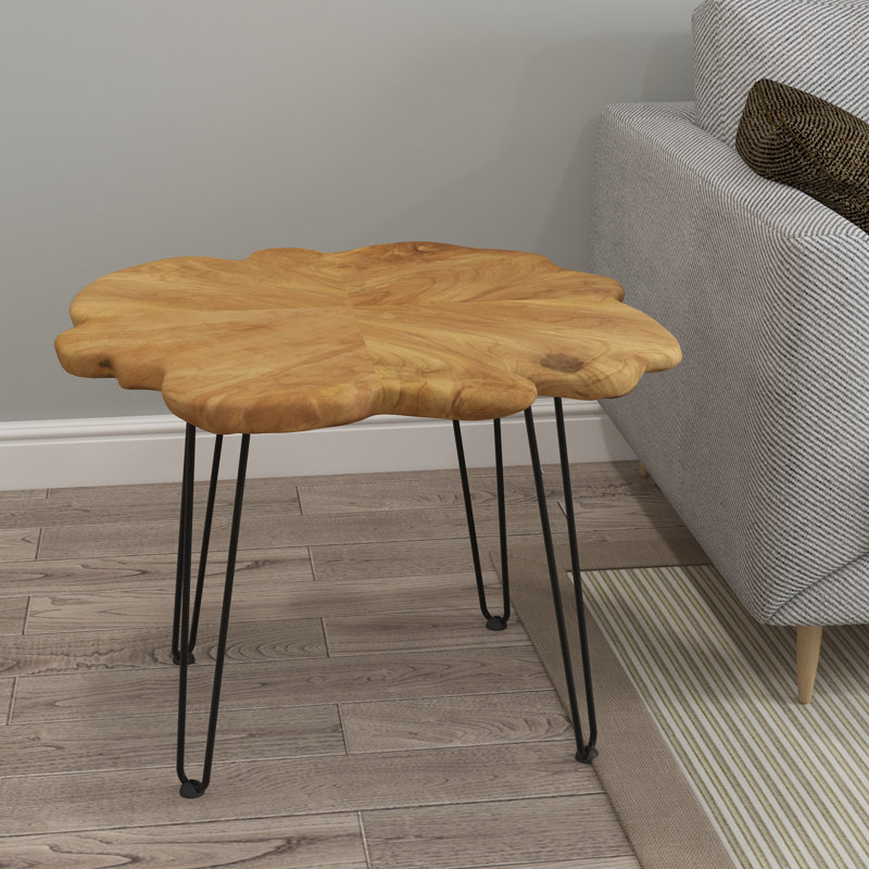 Table basse en bois massif
