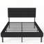 Structure de lit plateforme tapissier-723685048