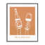 Giclée encadrée orange, Is Life-1503278086-1503278084