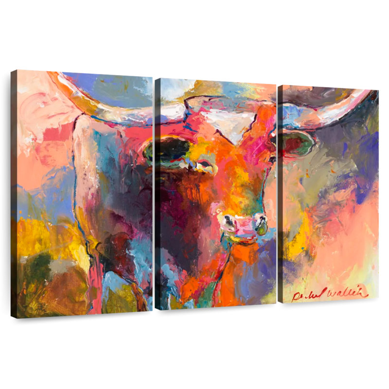 Brampt Steer, 48" H x 74" W