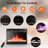 Freestanding Electric Fireplace with Remote-1272029732