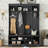 Modern Hallway Hall Tree With Metal Hooks And Storage Space-1231362213