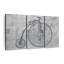 " Antique Penny Farthing Bicycle Multi Piece Canvas Print " by Vintage Charm Collective 3 - Pieces-92900210