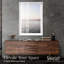 «Misty Morning Surf Shadowbox Print Coastal Art Prints» par Notoriart, cadre blanc, 31 x 46-116882939-116882946