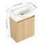 Petit meuble-lavabo moderne avec lavabo Modern-1811571793