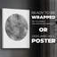 Graphite Moon II - Impression sur toile seulement - NON-CADRE-974615168