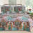 Greenland Home Fashions Nirvana Teal 2-Piece Twin Size Quilt Set 68x88 + 20x26-48361895-48361917
