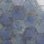 Kalay 9" Hexagon Polished Porcelain Tile-189182015