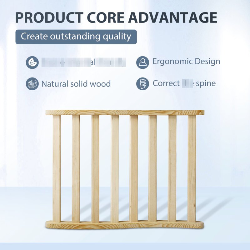 With S-shape Natural Wood Hemlock, Accessory, Reduces Back Stress In Hemlock , Bench For Infrared , Comfortable Posture Support, 300 Lbs Loading Capacity, No Assembly Needed