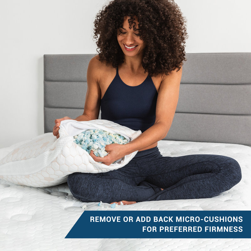 King Size Copper-Infused Cooling Gel Memory Foam Pillow