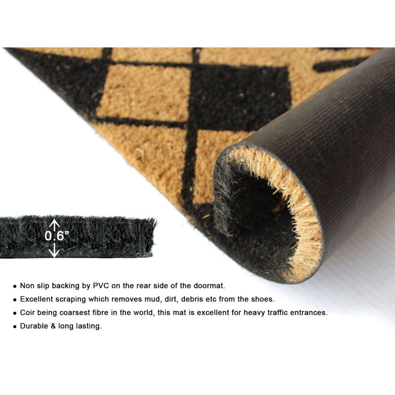 Tapis antidérapant 30 po x 18 po pour l'intérieur et l'extérieur