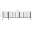 Acherby 125cm H x 500cm W Anthracite Metal Gate