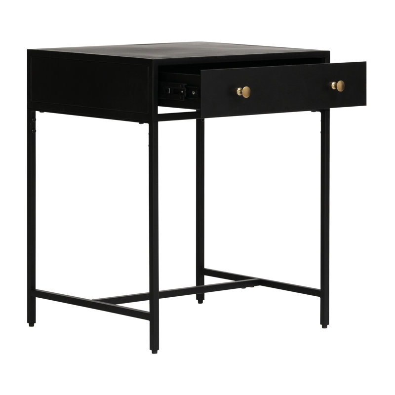 Cerasela 50.75cm W Metal Bedside Table