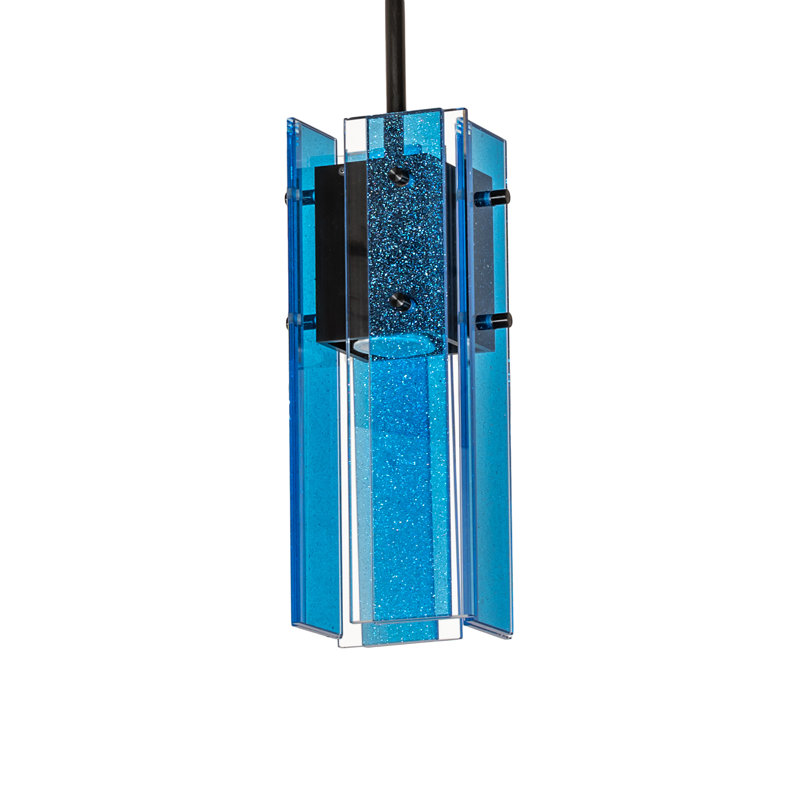 Shutter Meyda 1 - Light Pendant, Black, Blue
