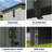 6X8ft Outdoor Resin Storage Shed With Transparent Windows & Louvered Vents, Plastic Tool Shed With Double Lockable Doors & Sloping Roof, Outside Garden Shed For Backyard, Patio, Lawn, Gray-127339993