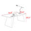 Table rectangulaire minimaliste de style italien-280868170