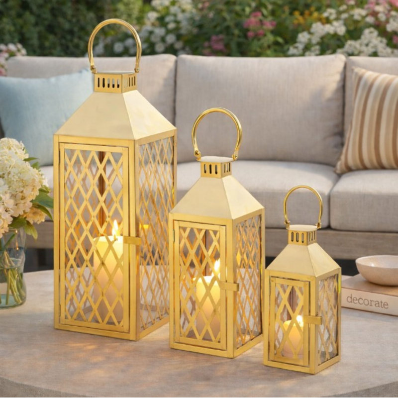 Ensemble de 3 lanternes Etoile Glow
