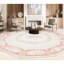 Hand-Knotted High-Quality Yellow and Rose Area Rug