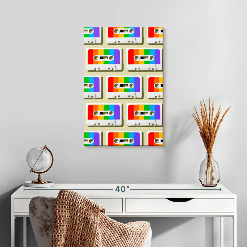 Abarca Rainbow Mixtapes, 24" H x 16" W