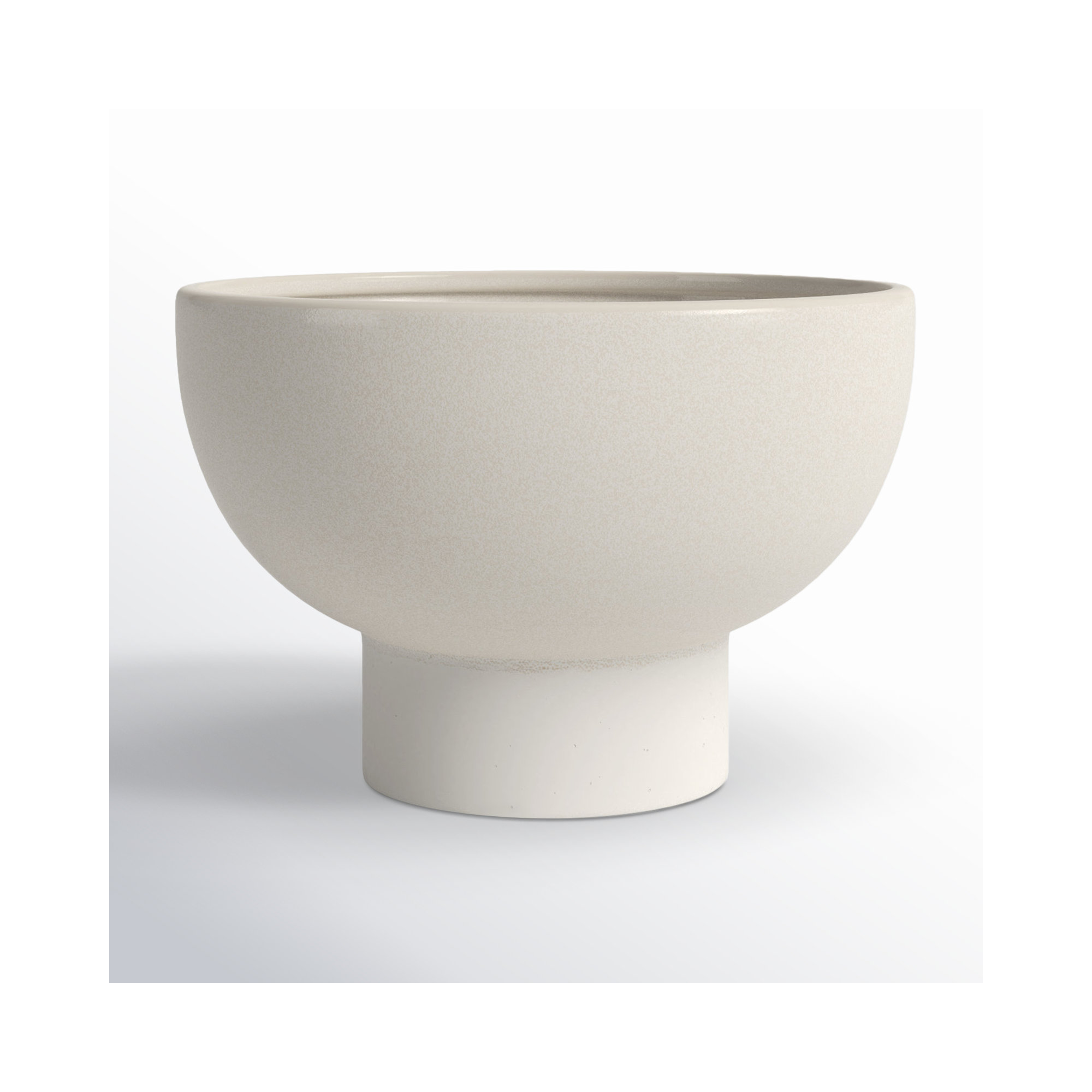 Abie Handmade Ceramic Table Vase, 5.25" H x 7.25" W x 7.25" D