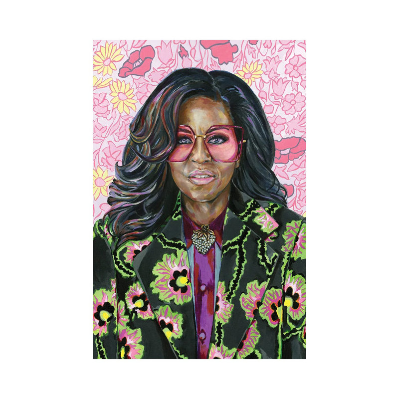 Michelle par Heather Perry, reproduction d'art sur toile tendue, 60'' H x 40'' W x 1.5'' D