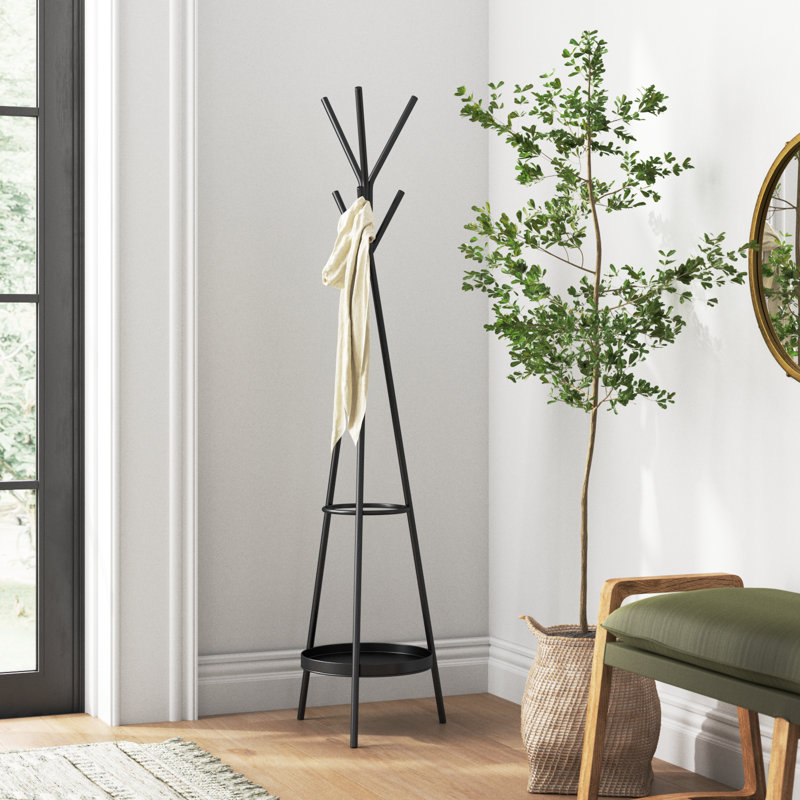 Verna Metal Freestanding 6 - Hook Coat Rack