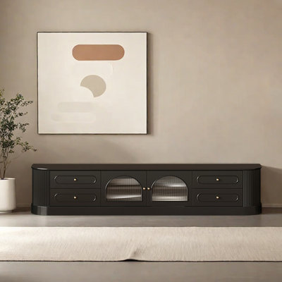 French Style Birch Wood TV Stand