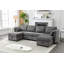 Canapé modulaire rembourré avec repose-pieds réversible Toxi-850920317