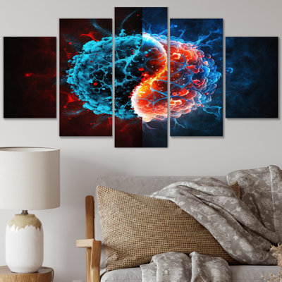 Clessie Neutron Stars Cosmic Blast New Balance II - Space Wall Art Living Room - 5 Panels